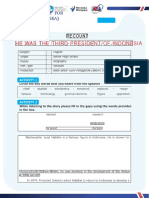 Worksheet - Recount - He Was The Third President of Indonesia MUHAMMAD ABDAN SYAKURO