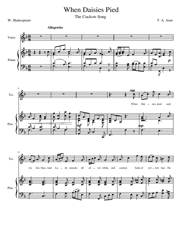 When Daisies Pied PDF Organisms Ornithology