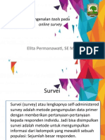 Pengenalan Tools Pada Online Survey