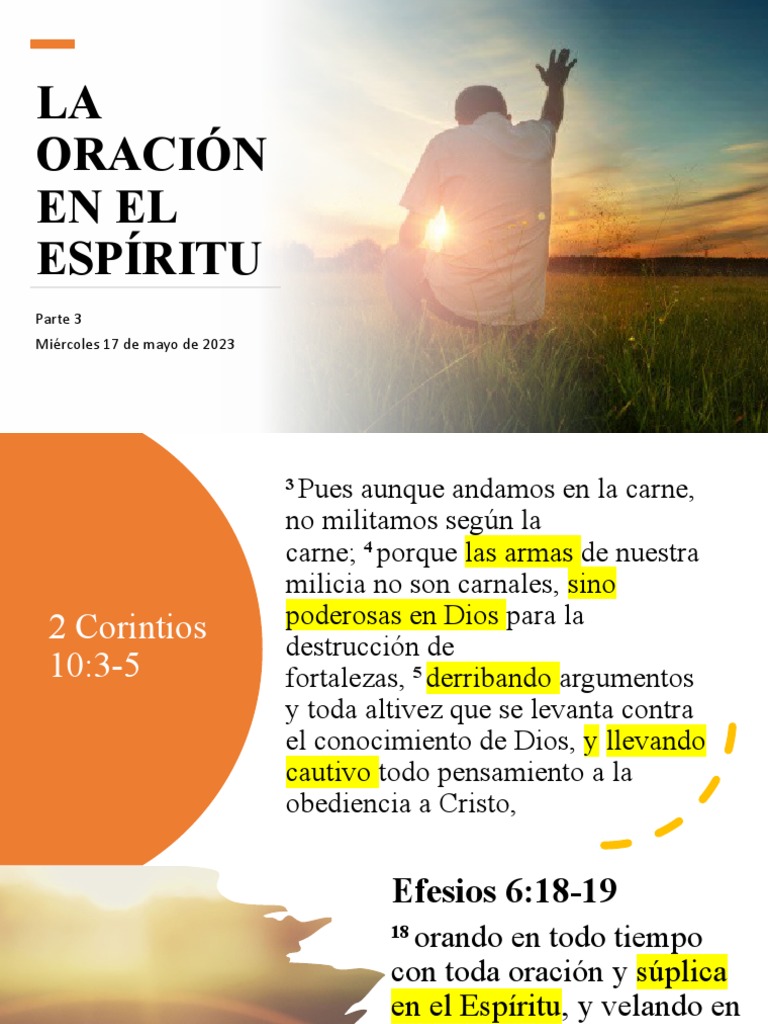 Orar y Vivir en el Espíritu | PDF | Cristo (título) | Oración