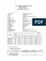 Hasil Audit SMPK ST Yoseph 2014