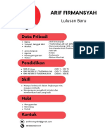 Arif Firmansyah CV