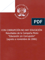 Con Corrupción no hay Educación