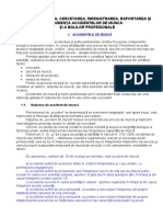 Cap. XI  COMUNICAREA, CERCETAREA, ÎNREGISTRAREA, RAPORTAREA ŞI EVIDENŢA ACCIDENTELOR DE MUNCĂ