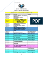 Sessional Dates For The 2023 Academic Year