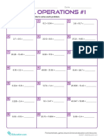 Decimal Operations 1