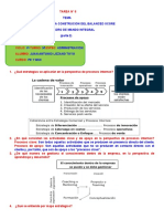 Los Pasos para La Construcion Del Balanced Score