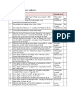 Buatlah soal dari indicator berikut ini