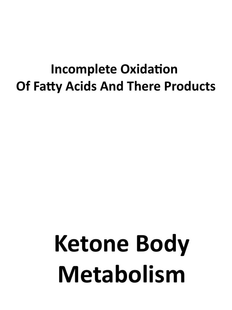 Ketone Body Metabolism Explained | PDF | Ketosis | Citric Acid Cycle