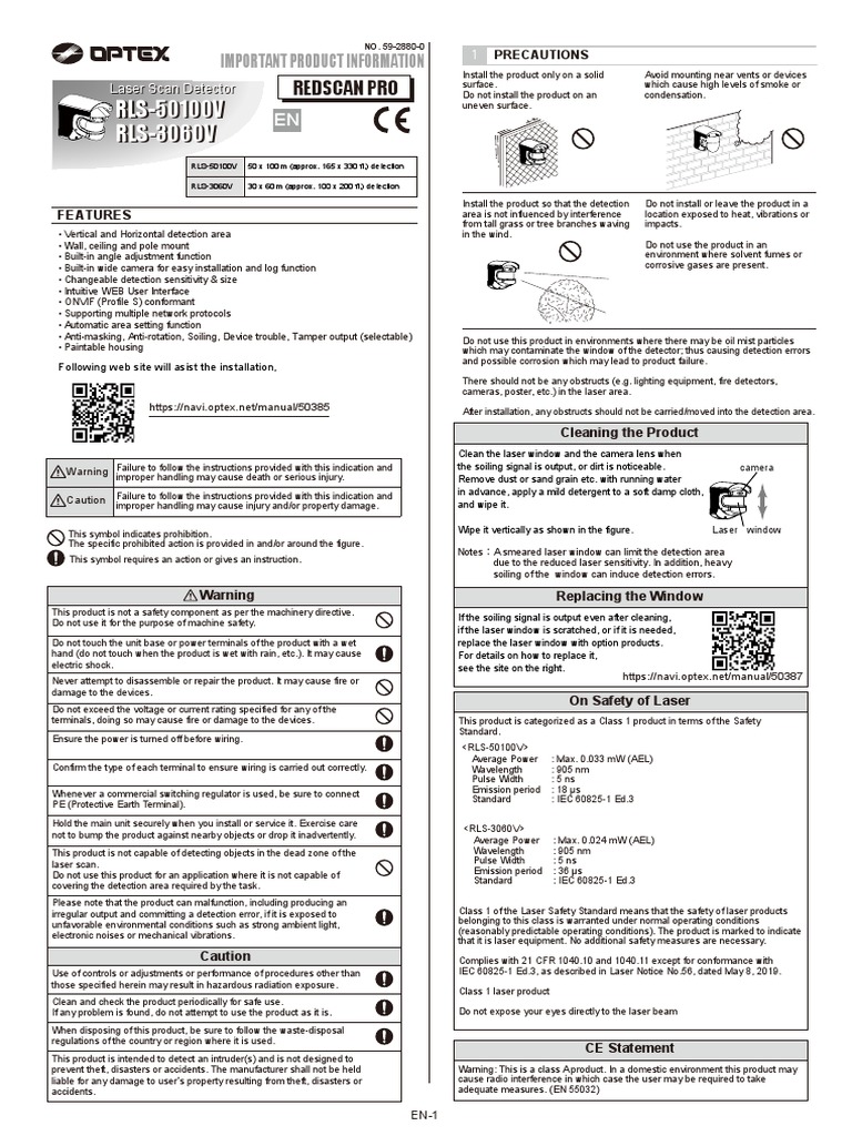 RLS-50100V-3060V INSTALLATION-MANUAL EN Web | PDF