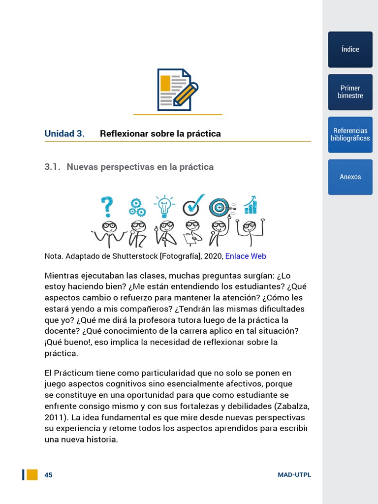 Guía 1 - Reflexión Individual de La Práctica Docente | PDF ...