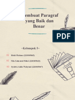 Makalah Membuat Paragraf Yang Baik Dan Benar