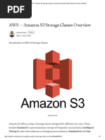 S3 Storage Classes Overview _ by Ashish Patel _ Awesome Cloud _ Medium