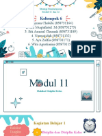 Kelompok 6 Modul 11 Dan 12 Aynun