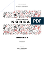 Finals Module8 Korean