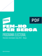 Programa Electoral de Junts Per Berga