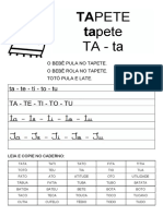 T e V Alfabetização