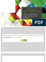 Tema 2.testarea Aplicațiilor WEb