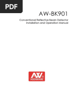 AW-BK901 Beam Smoke Detector User Manual - 20210923