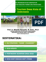 Paparan Prof Wiendu - Dinamika Tourism Desa Kota Di Indonesia - UNS (17 Maret 2023)