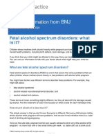 Fetal Alcohol Spectrum Disorders - What Is It