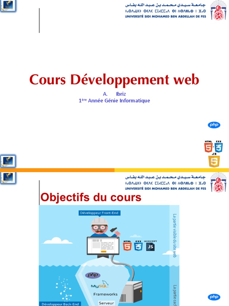 Cours de Développement Web PDF | PDF | Html | Internet