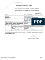 Technical Sanction Issued For The Above Work Is Entered in The Technical Sanction Register Vide Register Number 100878/2022-2023