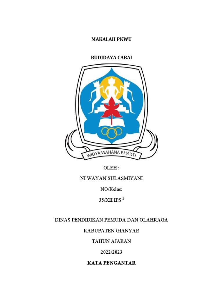 MAKALAH PKWU Ujian Praktek | PDF