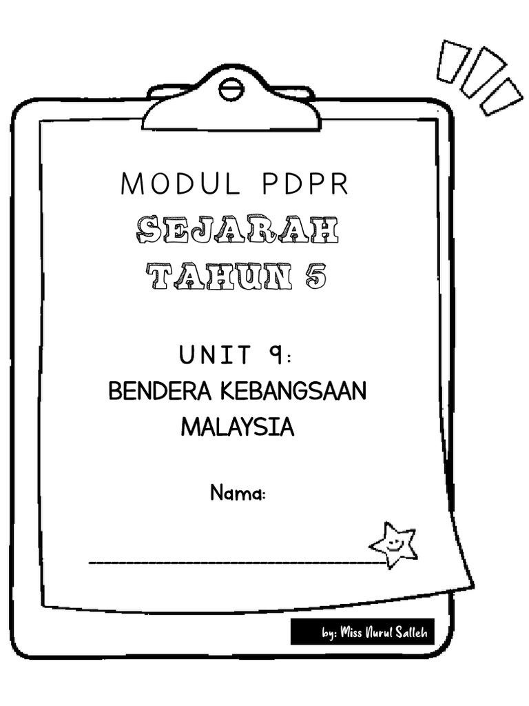PDPR Tahun 5 Sejarah Unit 9 | PDF