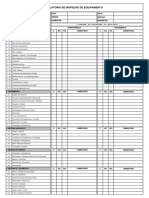 Relatório de Inpeção de Equipamentos