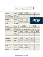 Booking Form KKF 2014 - Semester I