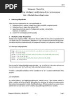 Lab4 MultipleLinearRegression