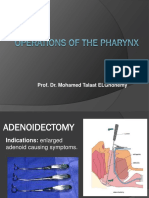 3-Pharynx. Operation of The Pharynx