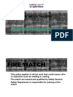 Fire Watch Training