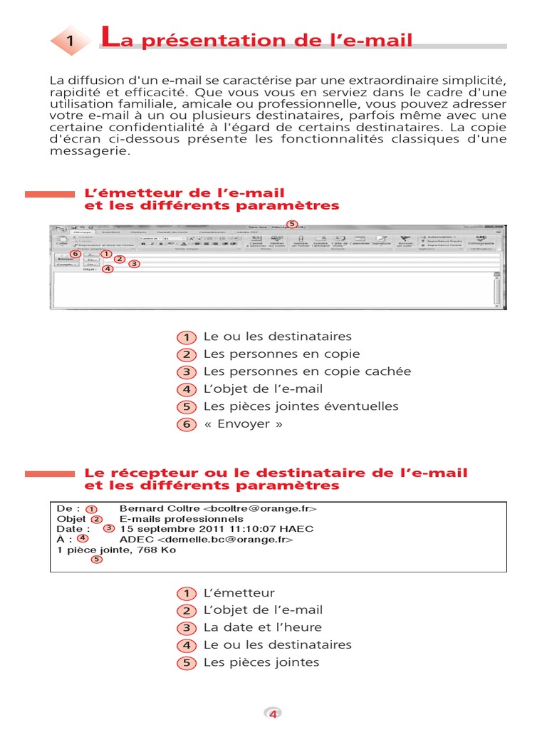 Objet d'e-mail et pièces jointes | PDF | Spam | Informatique