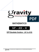 Mathematics - Solution - DPP - A1 - A10 (Sip-Jee-Xi)