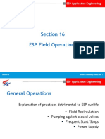 Section 16 ESP FIELD OPERATIONS