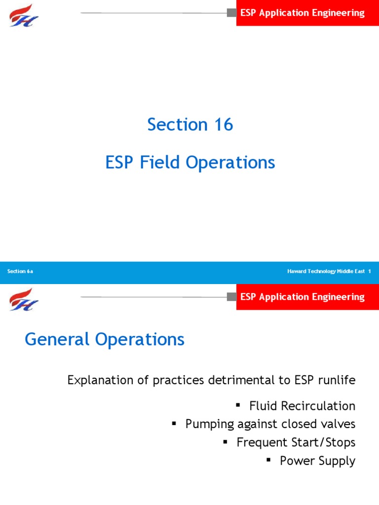 ESP Application and Runlife Factors | PDF | Pump | Electric Motor