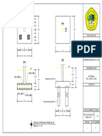 Tiang Pancang 25x25: Detail Pondasi Poer Plat SKALA 1: 30