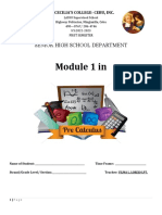 Module 1 In: Senior High School Department