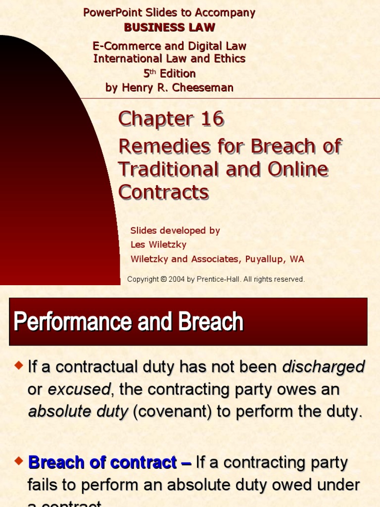 Suing Property Management Company For Breach Of Contract