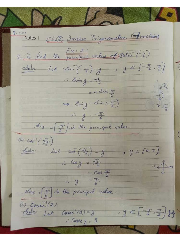 Maths Ex 2.7 Class 12