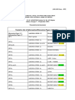 IP-2 - LIST OF DPs and IPs