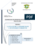 Expose Francais - Femme Et Economie Ivoirenne 22-04-23