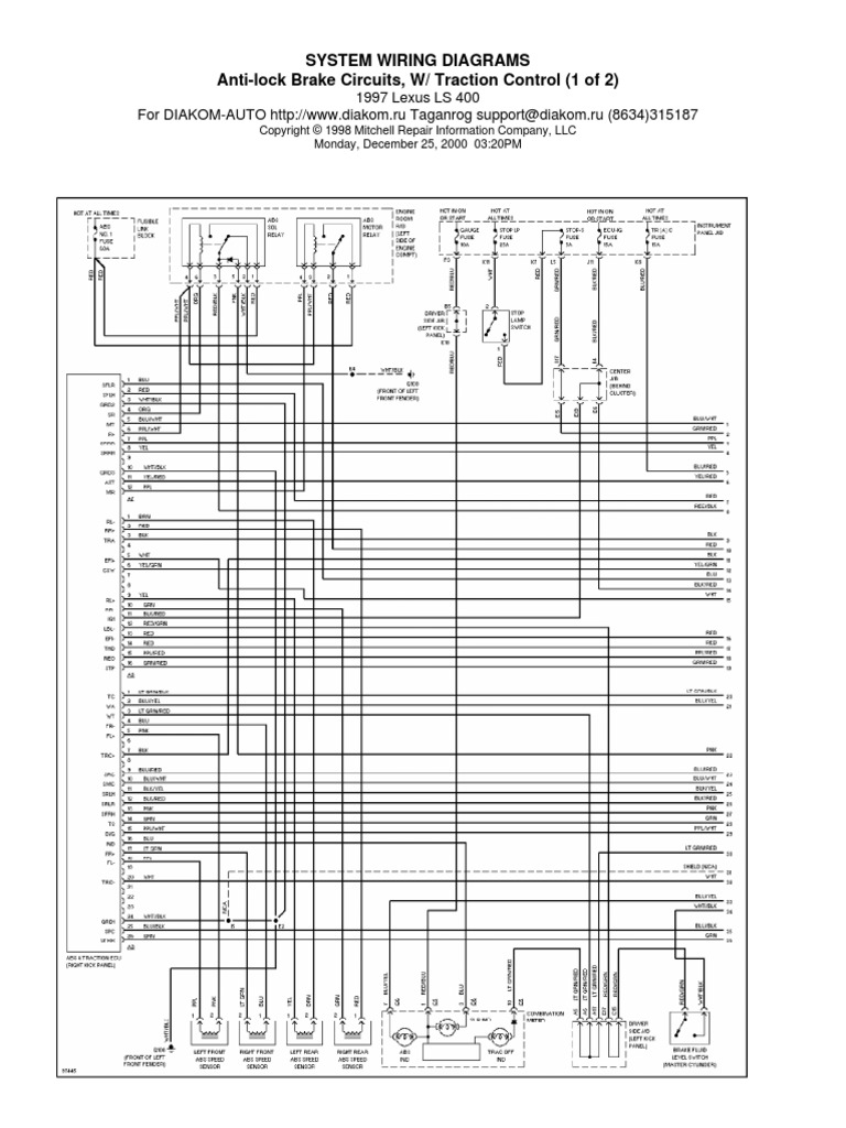 Anti-Lock Brake Circuits, W Traction Control (1 of 2) | PDF
