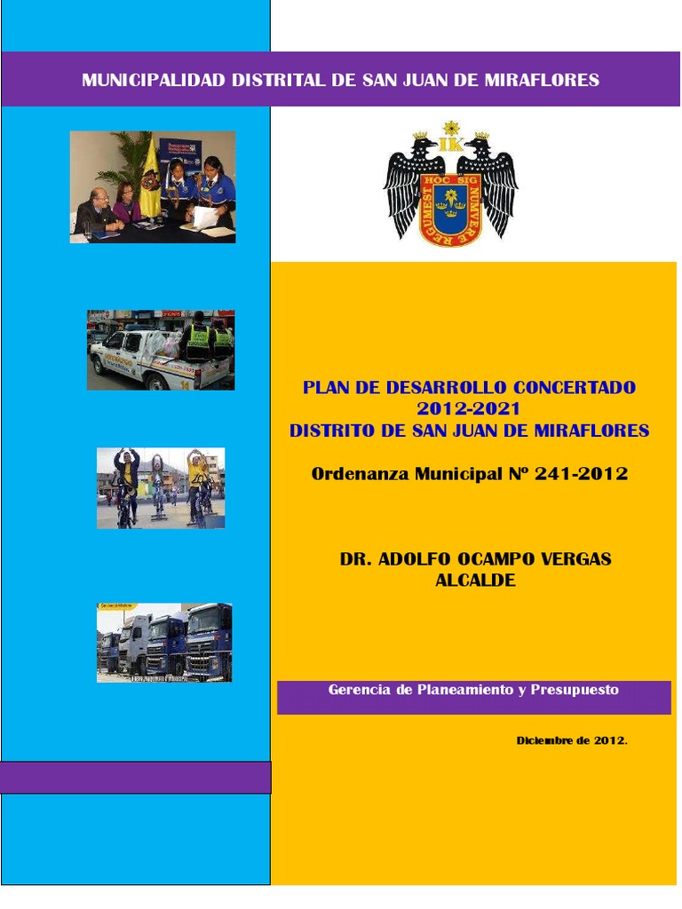 Plan de Desarrollo San Juan 2021 | PDF | Lima | Planificación