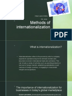 Methods of Internationalization
