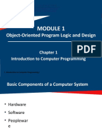 Module 1 - Ch1 - Introduction To Computer Programming - 0511 - 2017