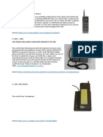 1983 - 1990 The First-Ever Portable Mobile Phone