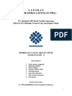 Laporan PKL Kel 3 - k3 Mekanik Dan Pubt - Revisi